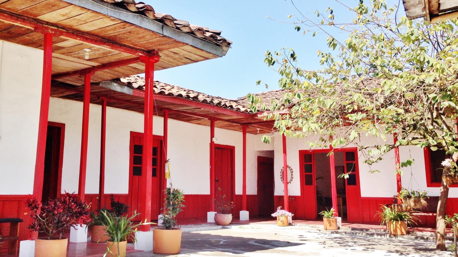 Villa Nohemy, patio tradicional cafetero